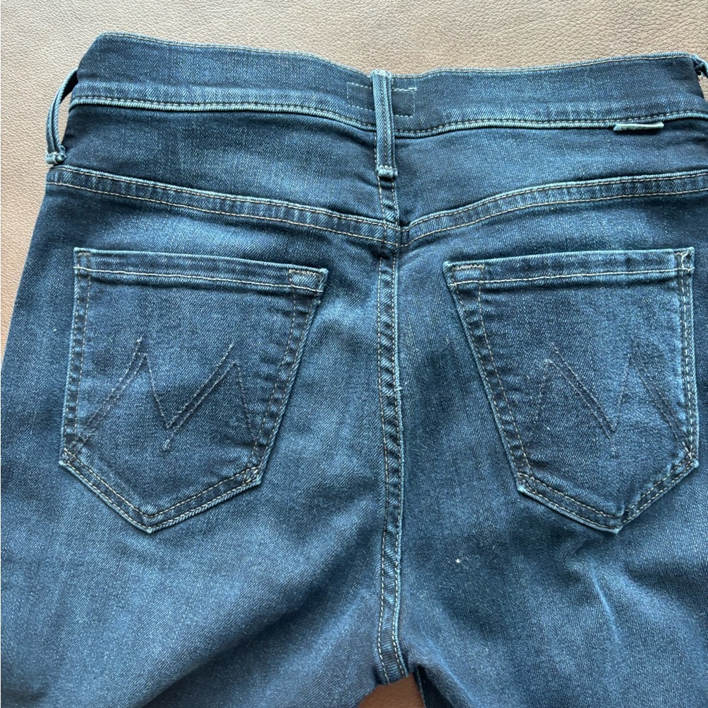 MOTHER Jeans The Stunner Zip Two Step Fray Wash Last Call Size 25 - Picture 7 of 10